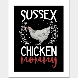 Sussex Chicken Mommy Posters and Art